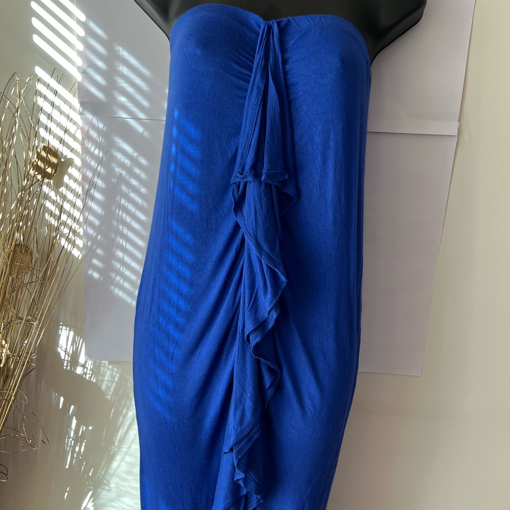 NWOT Blue Halter Top Dress Women’s Size 3X